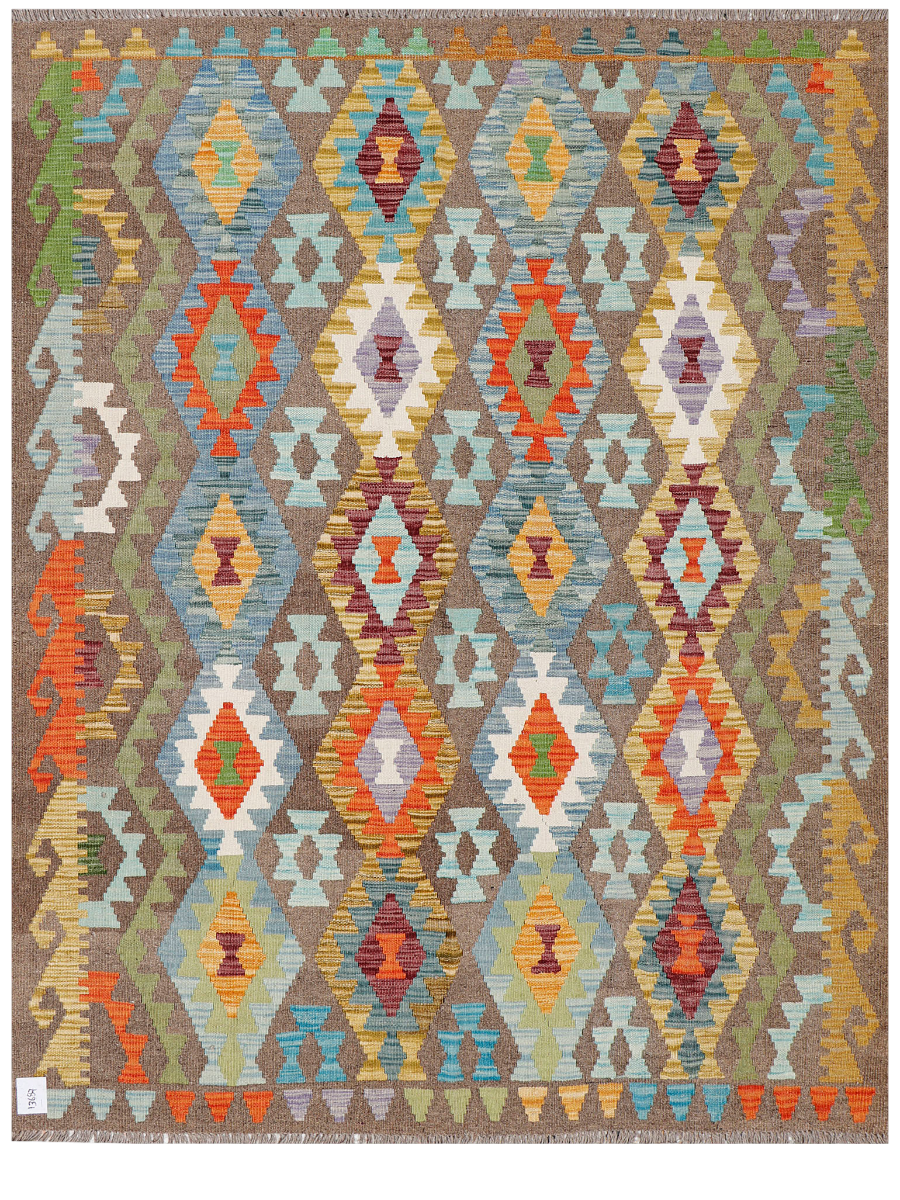 Maimana Afghanistan Kilim Accent Rug - 198 x 153 cm