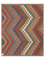 Maimana Afghanistan Kilim Accent Rug - 195 x 157 cm