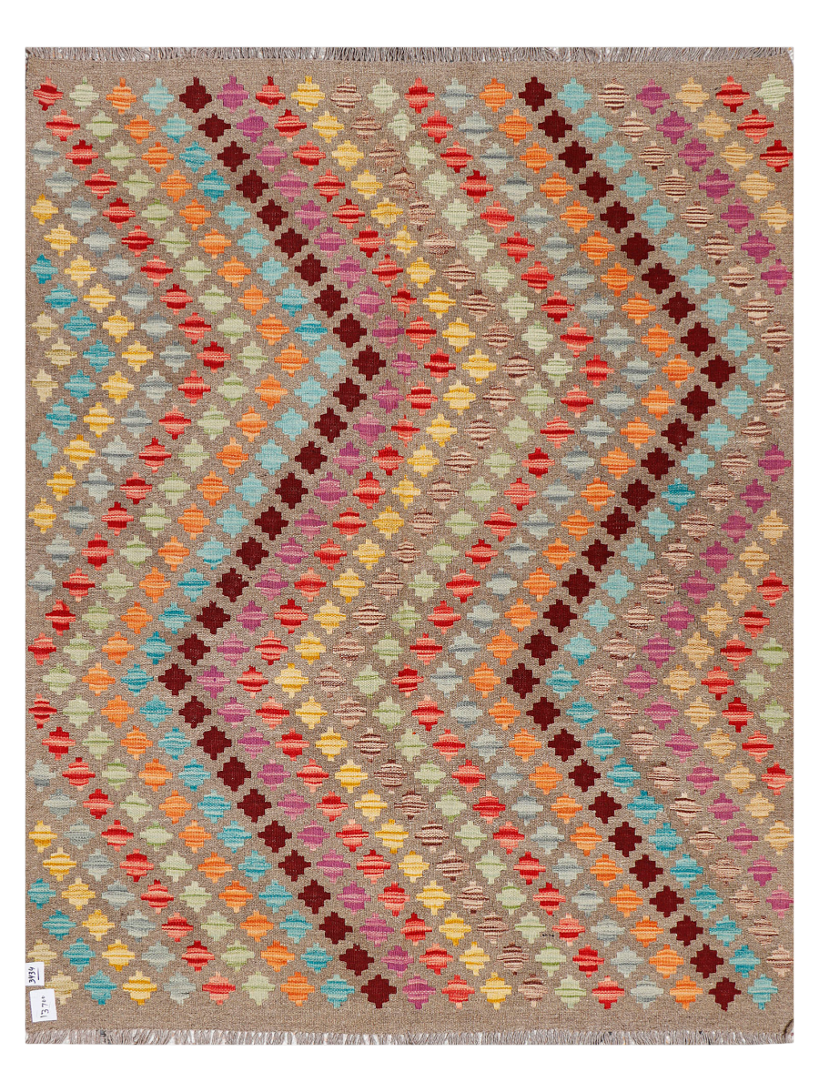 Maimana Afghanistan Kilim Accent Rug - 200 x 154 cm