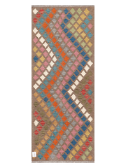 Maimana Afghanistan Kilim Runner Rug - 196 x 78 cm