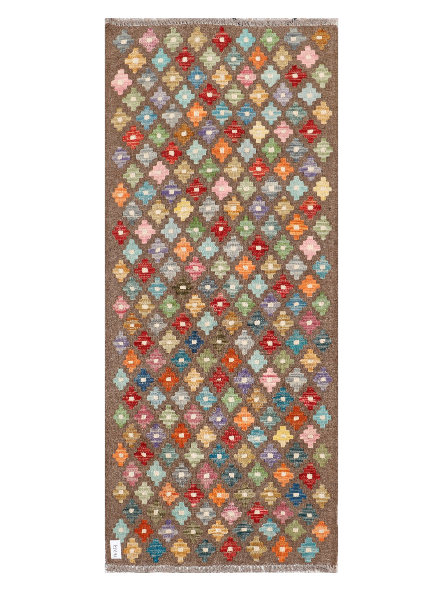 Maimana Afghanistan Kilim Runner Rug - 195 x 82 cm