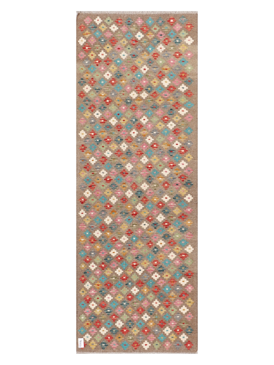 Maimana Afghanistan Kilim Runner Rug - 240 x 85 cm