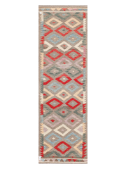 Maimana Afghanistan Kilim Runner Rug - 291 x 90 cm