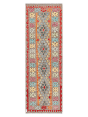 Maimana Afghanistan Kilim Runner Rug - 293 x 98 cm