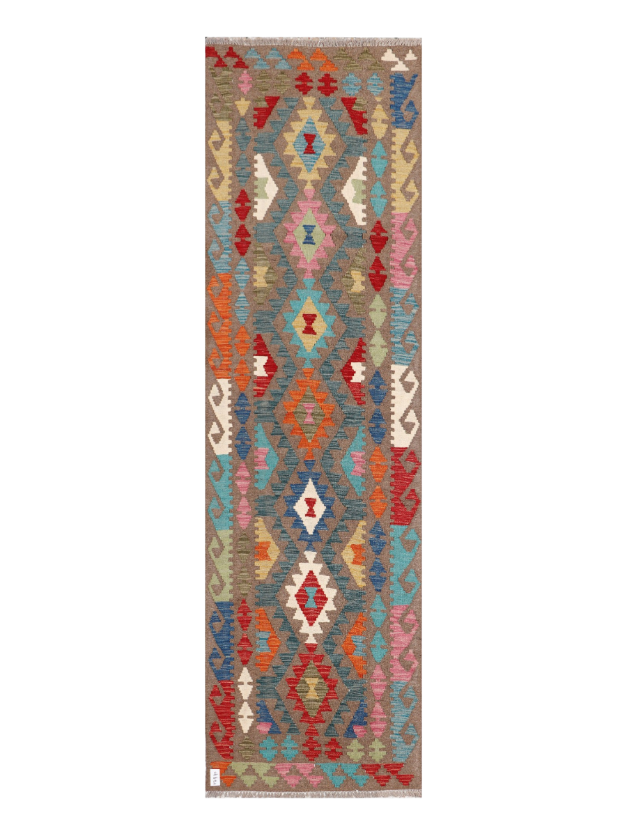 Maimana Kilim Runner - 292 × 83 cm (9'7" x 2'9")