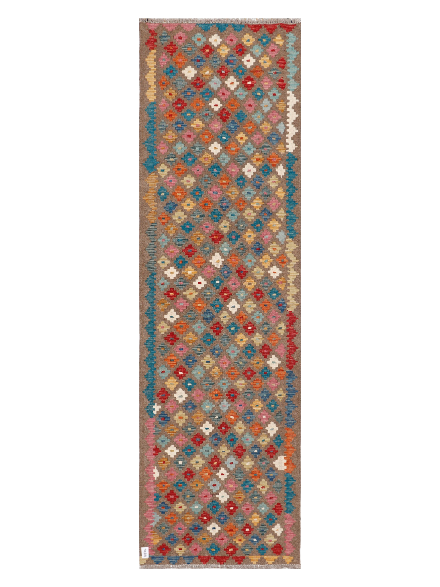 Maimana Afghanistan Kilim Runner Rug - 290 x 85 cm