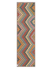 Maimana Afghanistan Kilim Runner Rug - 291 x 82 cm