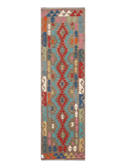 Maimana Kilim Runner - 292 × 84 cm (9'7" x 2'9")