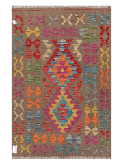 Maimana Afghanistan Kilim Accent Rug - 124 x 81 cm