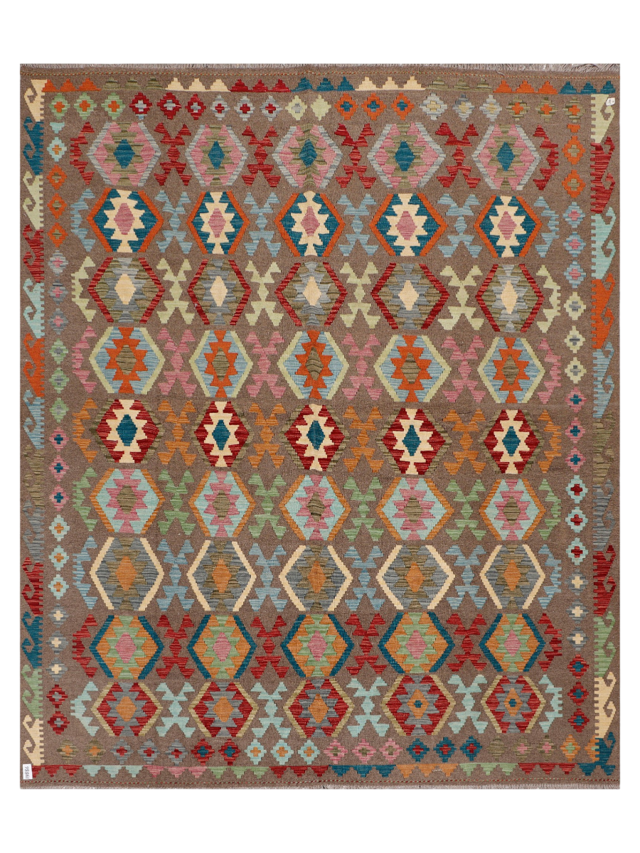 Maimana Afghanistan Kilim Area Rug - 300 x 248 cm
