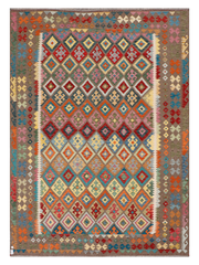Maimana Afghanistan Kilim Area Rug - 344 x 248 cm