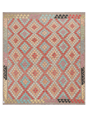Maimana Afghanistan Kilim Area Rug - 288 x 256 cm