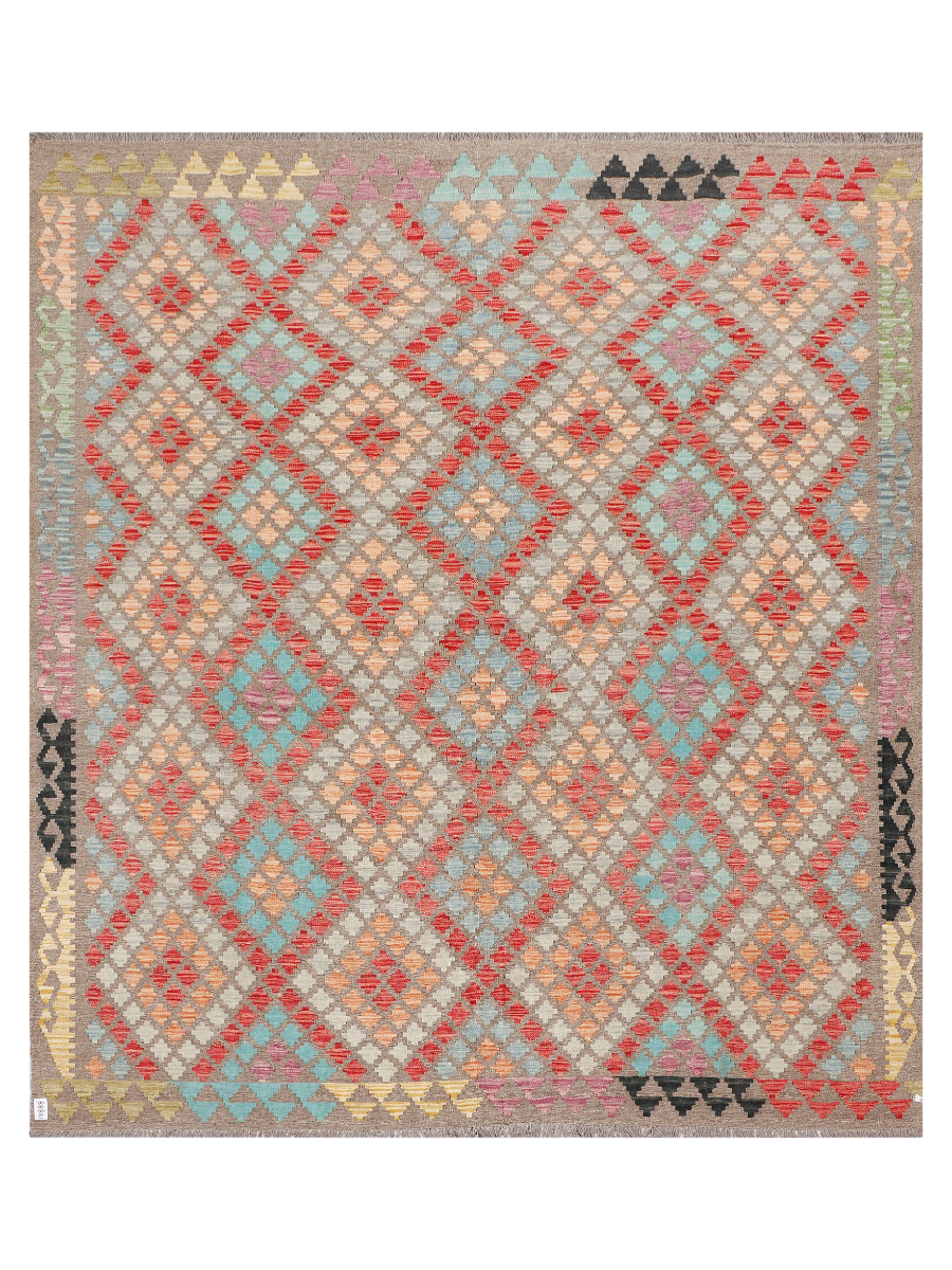 Maimana Afghanistan Kilim Area Rug - 288 x 256 cm