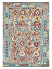 Maimana Afghanistan Kilim Area Rug - 342 x 247 cm