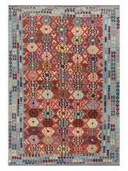 Maimana Afghanistan Kilim Area Rug - 358 x 249 cm
