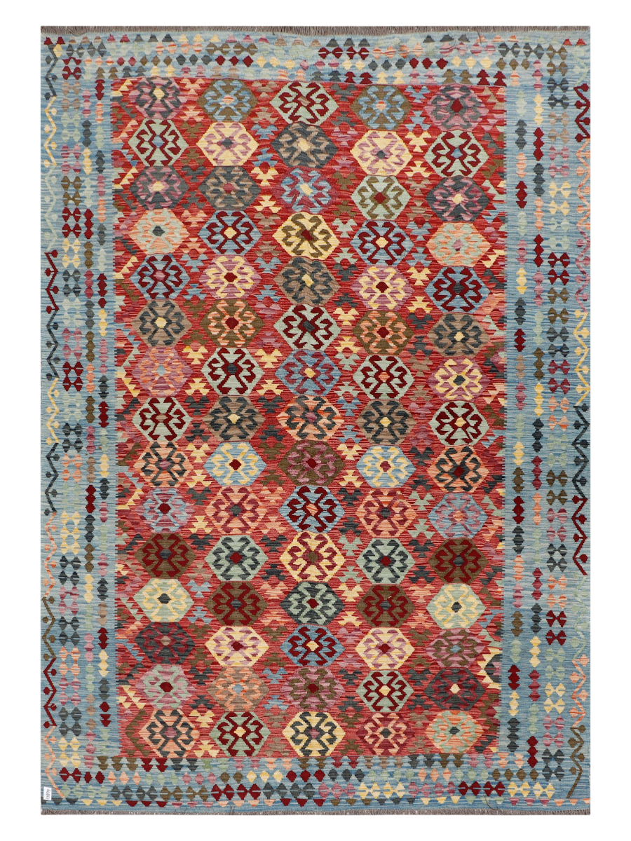 Maimana Afghanistan Kilim Area Rug - 358 x 249 cm
