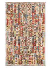 Maimana Afghanistan Kilim Area Rug - 489 x 307 cm