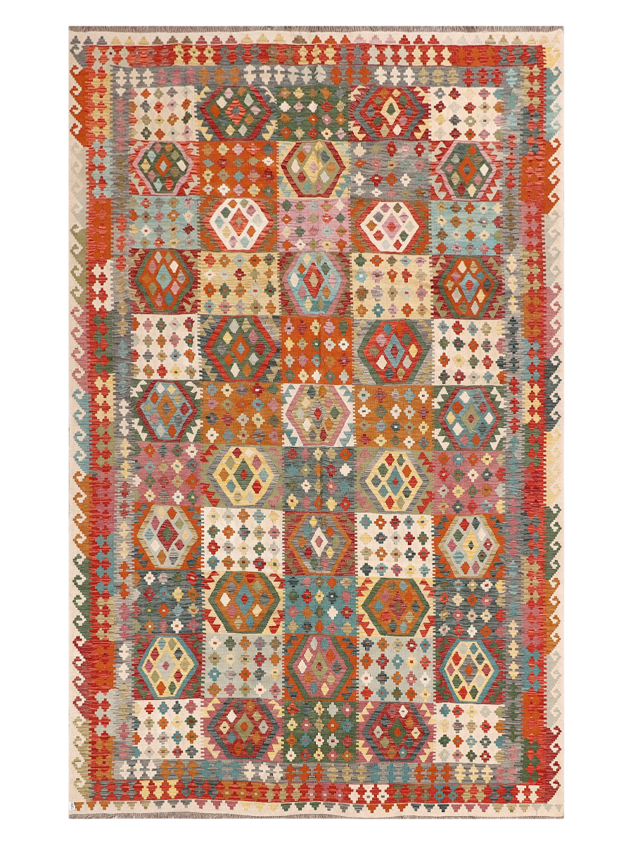 Maimana Afghanistan Kilim Area Rug - 486 x 304 cm