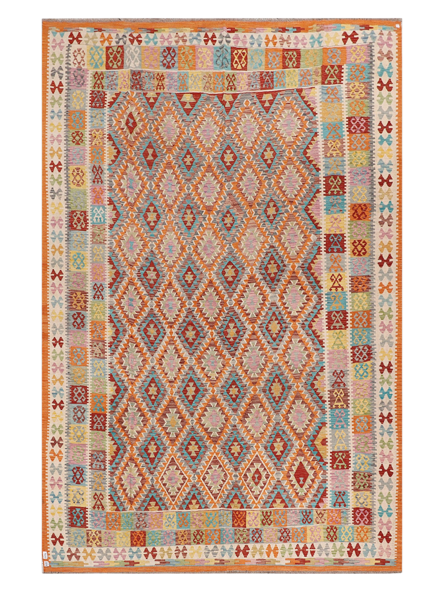Maimana Afghanistan Kilim Area Rug - 478 x 310 cm