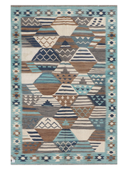 Maimana Afghanistan Kilim Area Rug - 293 x 195 cm