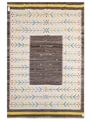 Modern Flatweave Rug - Size: 176 x 96 cm