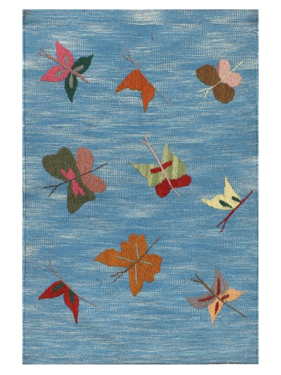 Suzani Hand Embroidered Kilim - Size: 90 x 60 cm