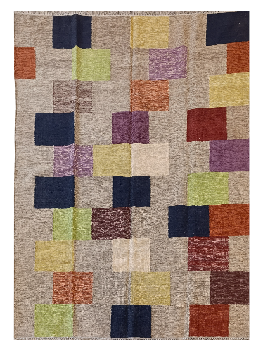 Modern Flatweave Rug - Size: 152 x 100 cm