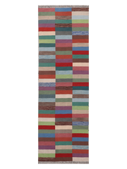 Modern Flatweave Rug - Size: 300 x 80 cm