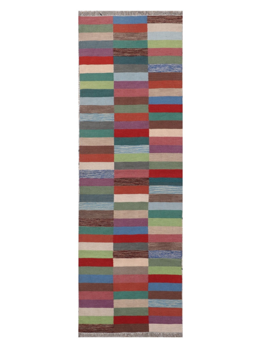 Modern Flatweave Rug - Size: 300 x 80 cm