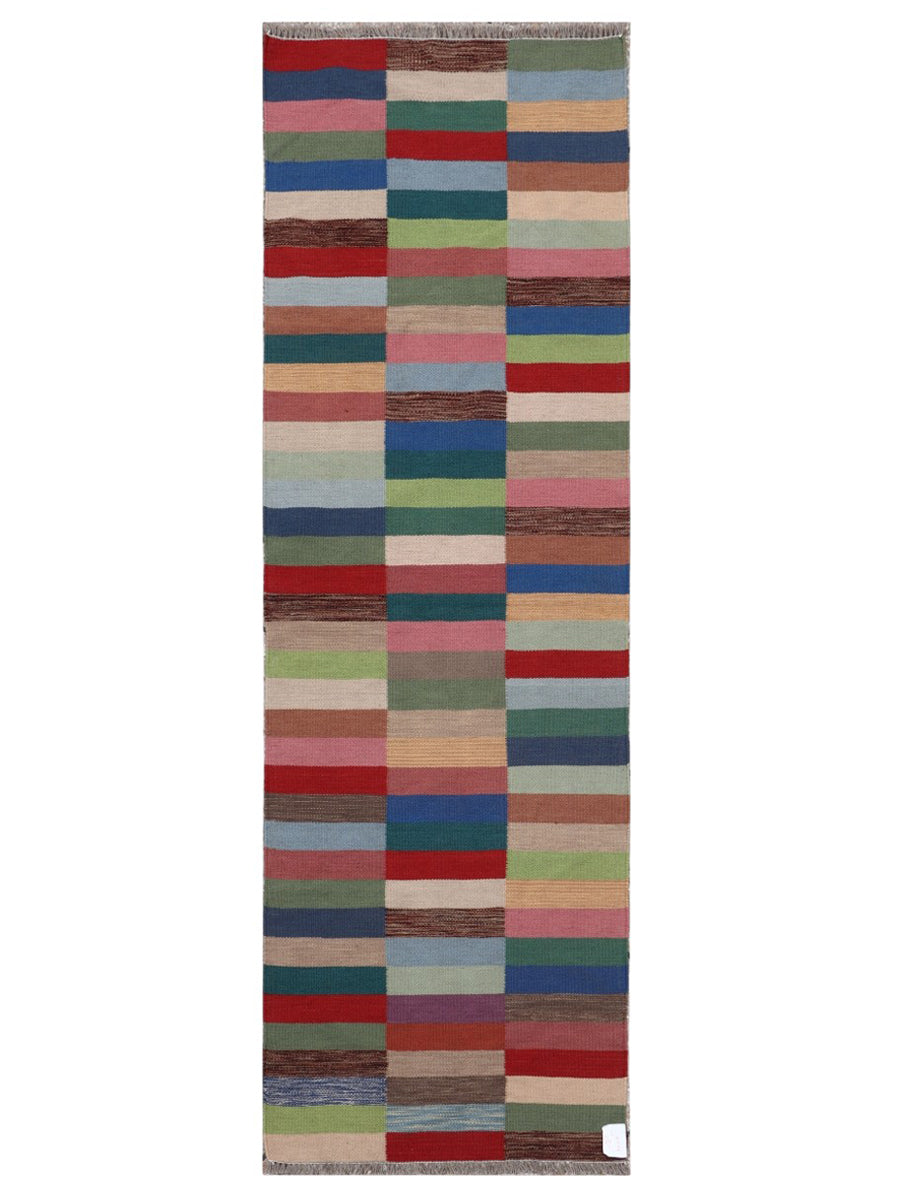 Scandinavian Kilim Runner - Size: 250 x 80 cm