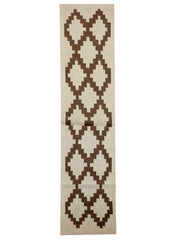 Scandinavian Kilim Runner - Size: 270 x 62 cm