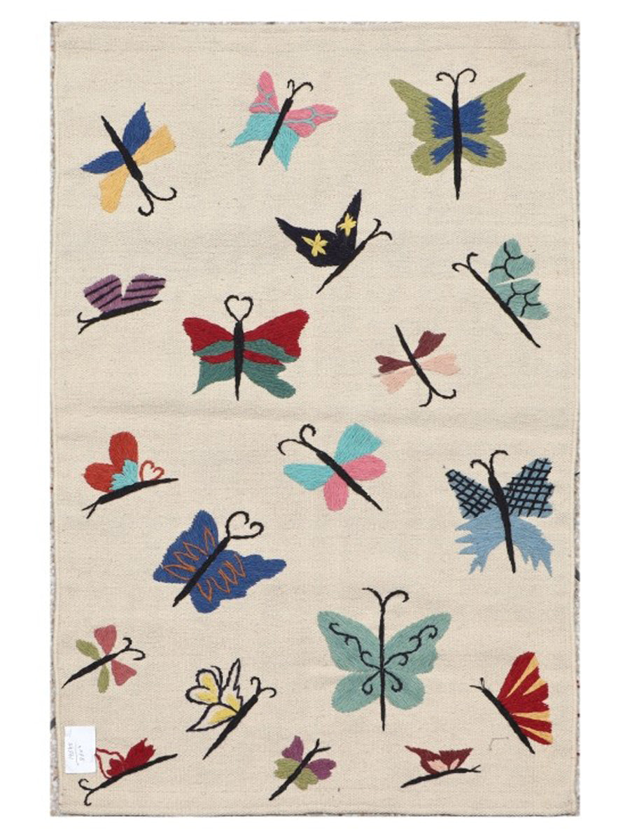 Suzani Hand Embroidered Kilim - Size: 120 x 80