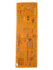 Suzani Hand Embroidered Kilim - Size: 180 x 60 cm