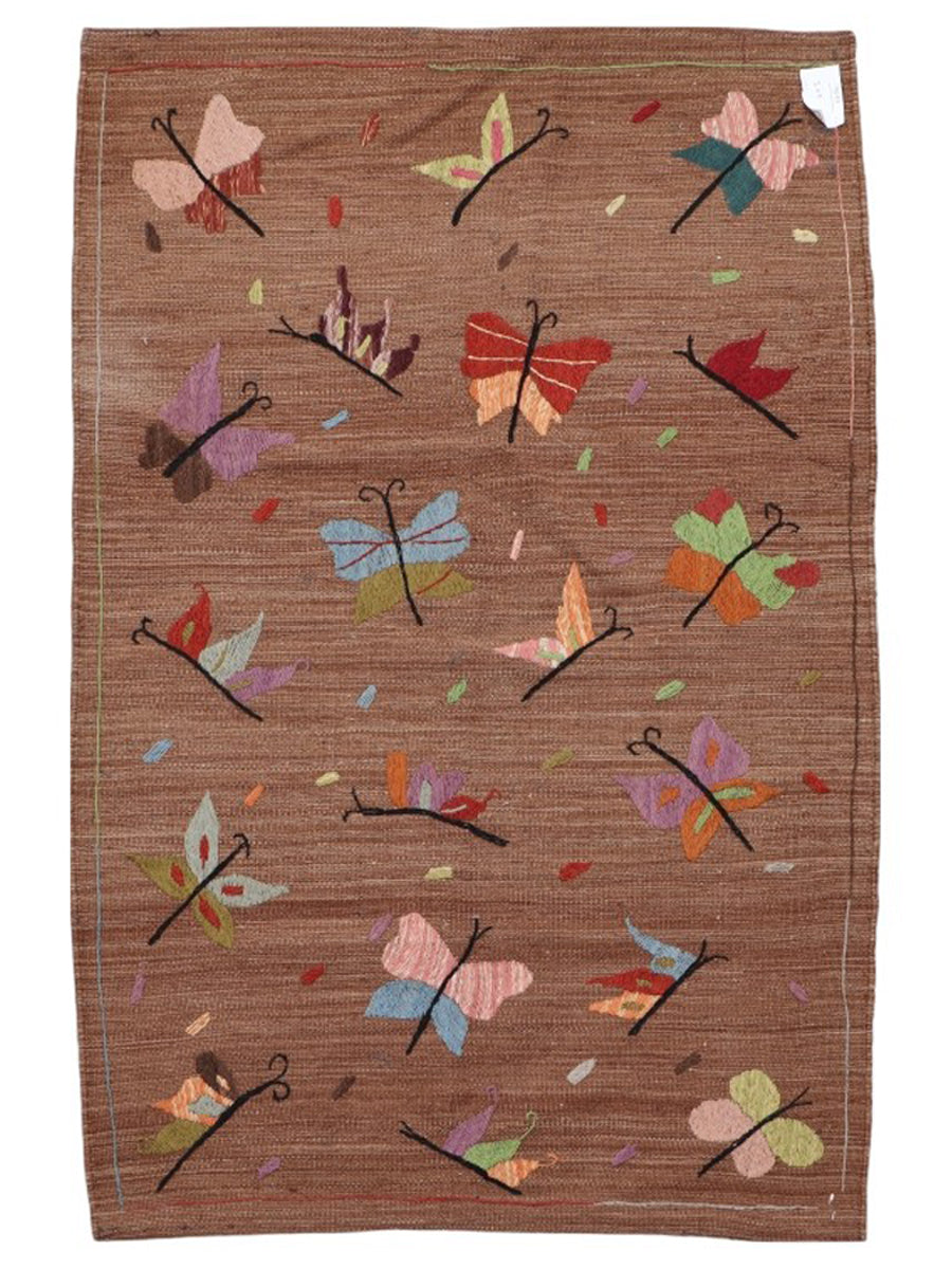 Suzani Hand Embroidered Kilim - Size: 150 x 100 cm