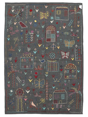 Suzani Hand Embroidered Kilim - Size: 240 x 170 cm