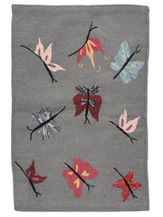 Suzani Hand Embroidered Kilim - Size: 90 x 60 cm