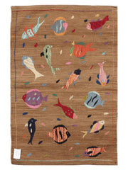 Suzani Hand Embroidered Kilim - Size: 120 x 80 cm