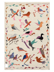 Suzani Hand Embroidered Kilim - Size: 120 x 80 cm