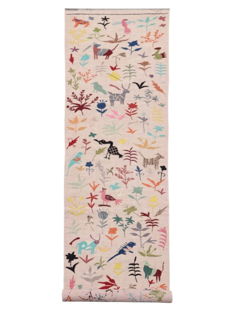 Suzani Hand Embroidered Kilim - Size: 400 x 80 cm