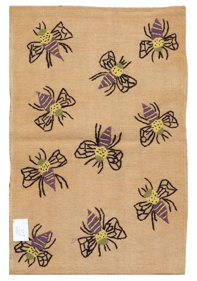 Suzani Hand Embroidered Kilim - Size: 90 x 60 cm
