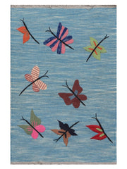 Suzani Hand Embroidered Kilim - Size: 90 x 60 cm