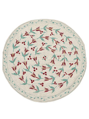 Suzani Hand Embroidered Kilim - Size: 150 x 150 cm