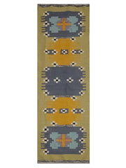 Scandinavian Kilim Runner - Size: 180 x 60 cm