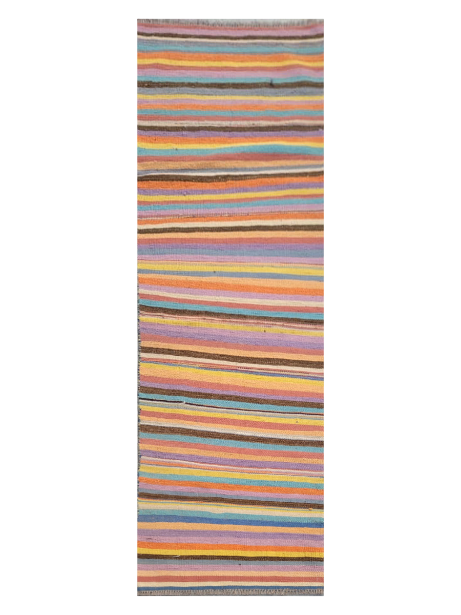 Modern Flatweave Rug - Size: 248 x 85 cm