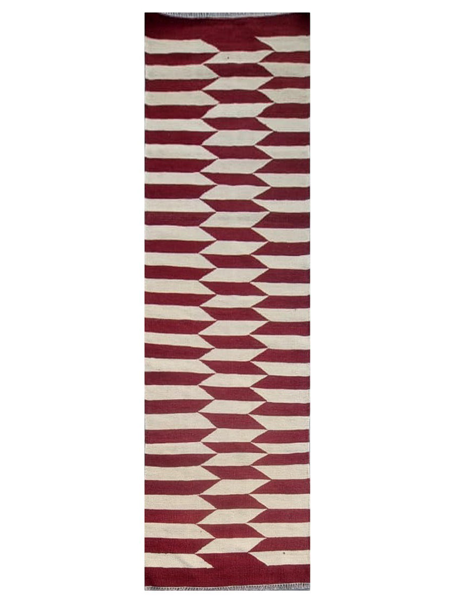 Scandinavian Kilim Runner - Size: 240 x 80 cm