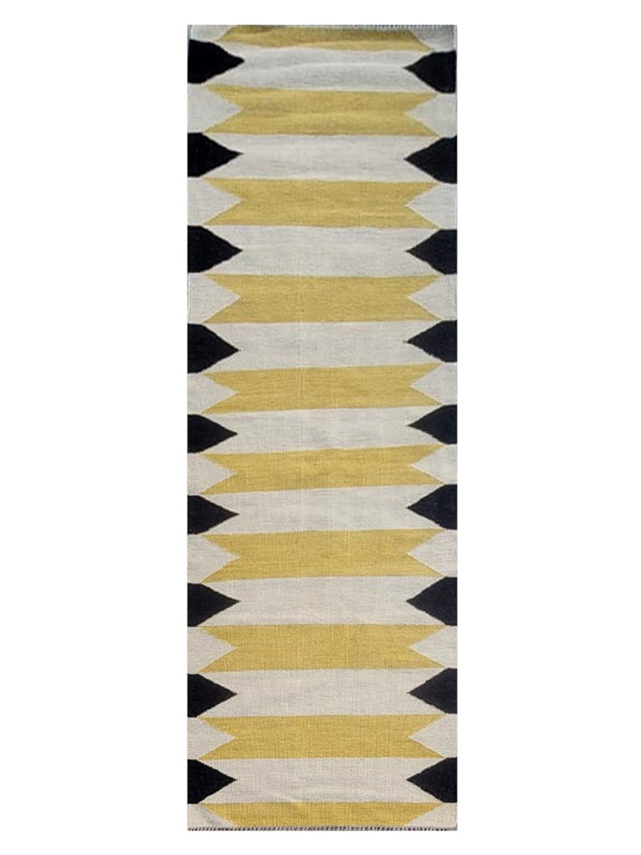 Scandinavian Kilim Runner - Size: 240 x 80 cm