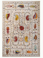 Suzani Hand Embroidered Kilim - Size: 240 x 155 cm