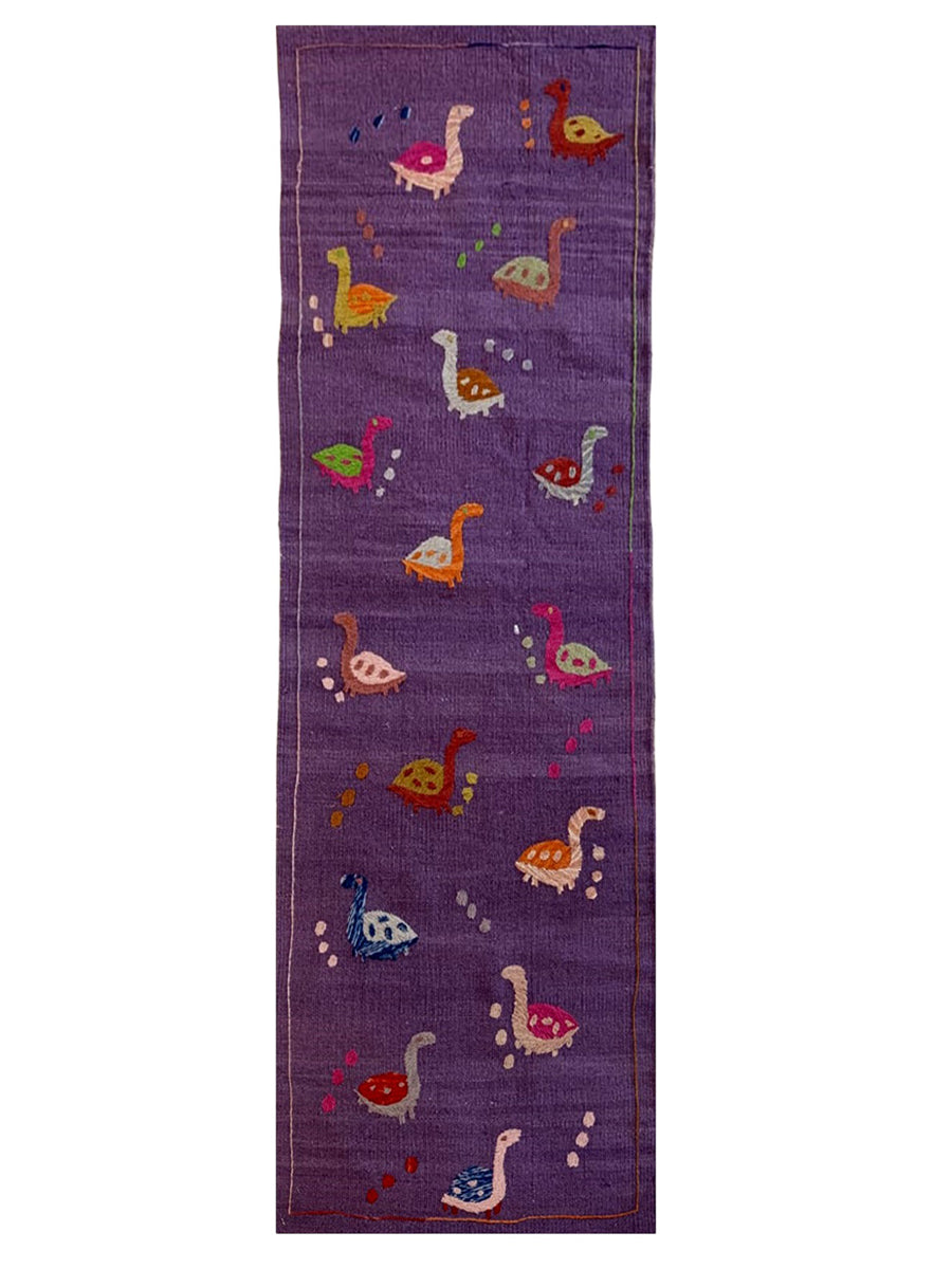 Suzani Hand Embroidered Kilim - Size: 180 x 60 cm