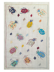 Suzani Hand Embroidered Kilim - Size: 120 x 80 cm