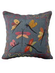Suzani Hand Embroidered Cushion Cover - 45 x 45 cm